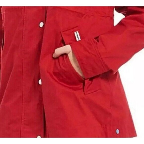 NWT Hunter Ladies Rain Jacket Water Resistant Red Size XXL - Picture 3 of 3